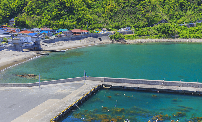 石部の海水浴場