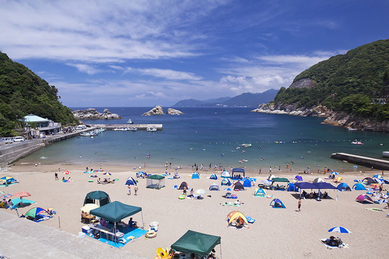 雲見の海水浴場