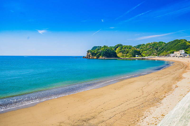 大浜の海水浴場