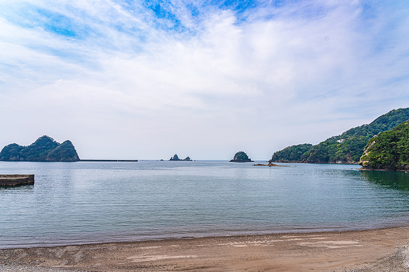 大田子の海水浴場